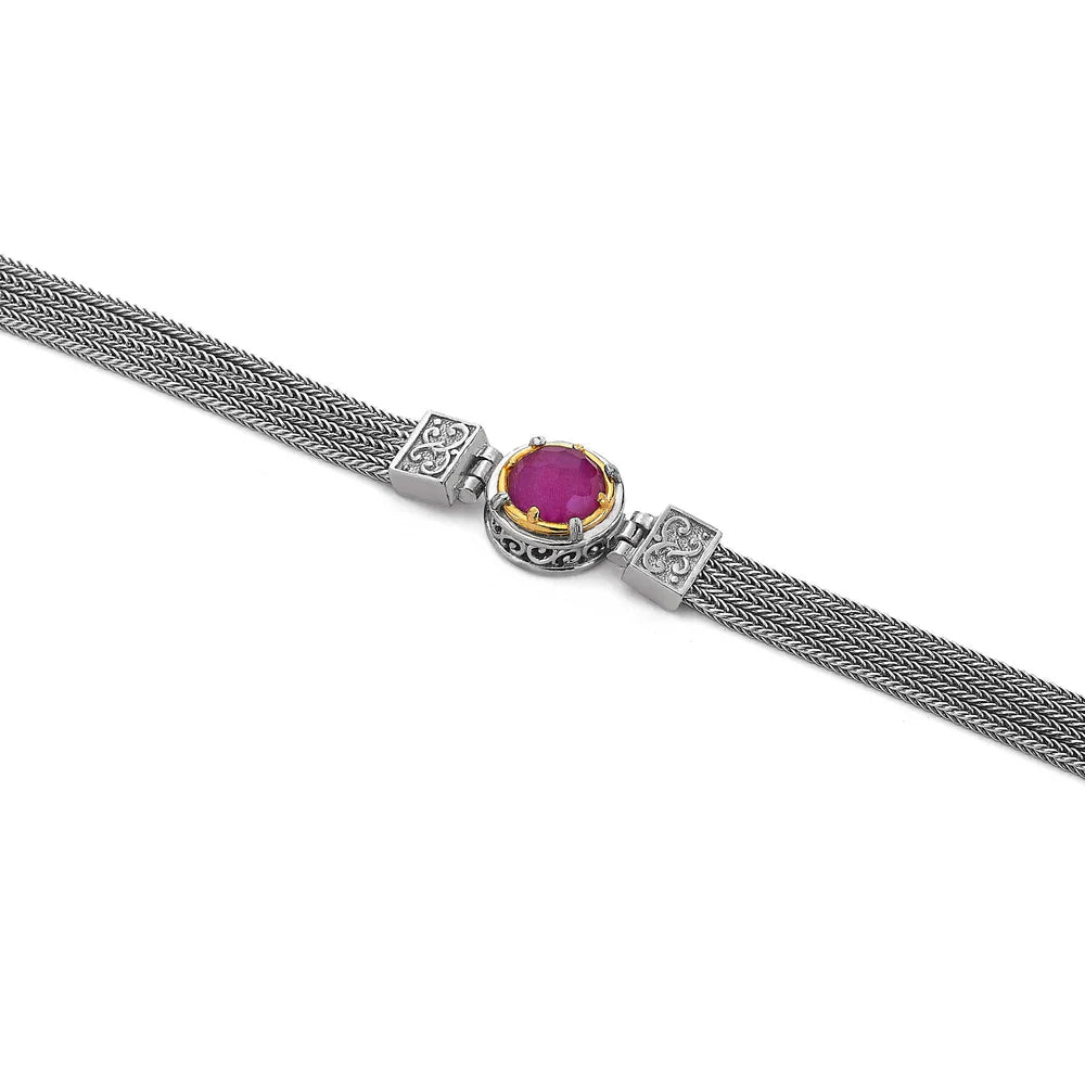 Ruby Doublet Bracelet