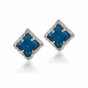 London Blue Topaz Earrings