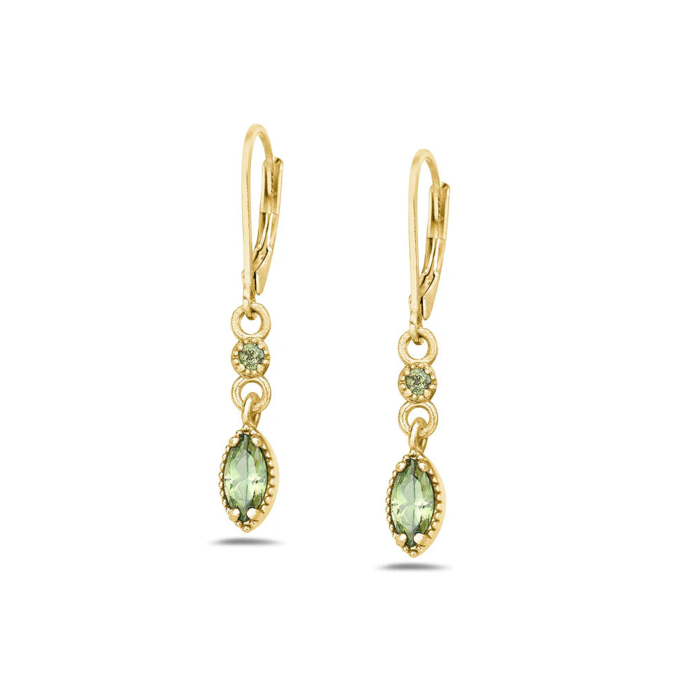 Peridot Dangle Earrings
