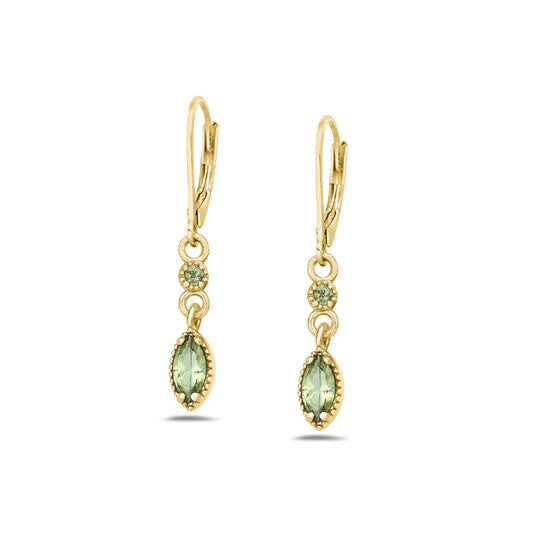 Peridot Dangle Earrings