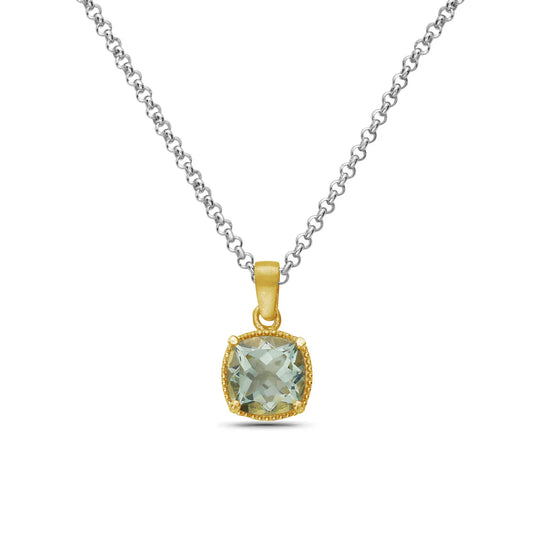 Green Amethyst Necklace