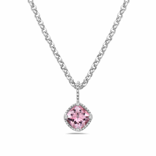 Strawberry Topaz Necklace