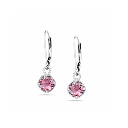 Strawberry Topaz Earrings