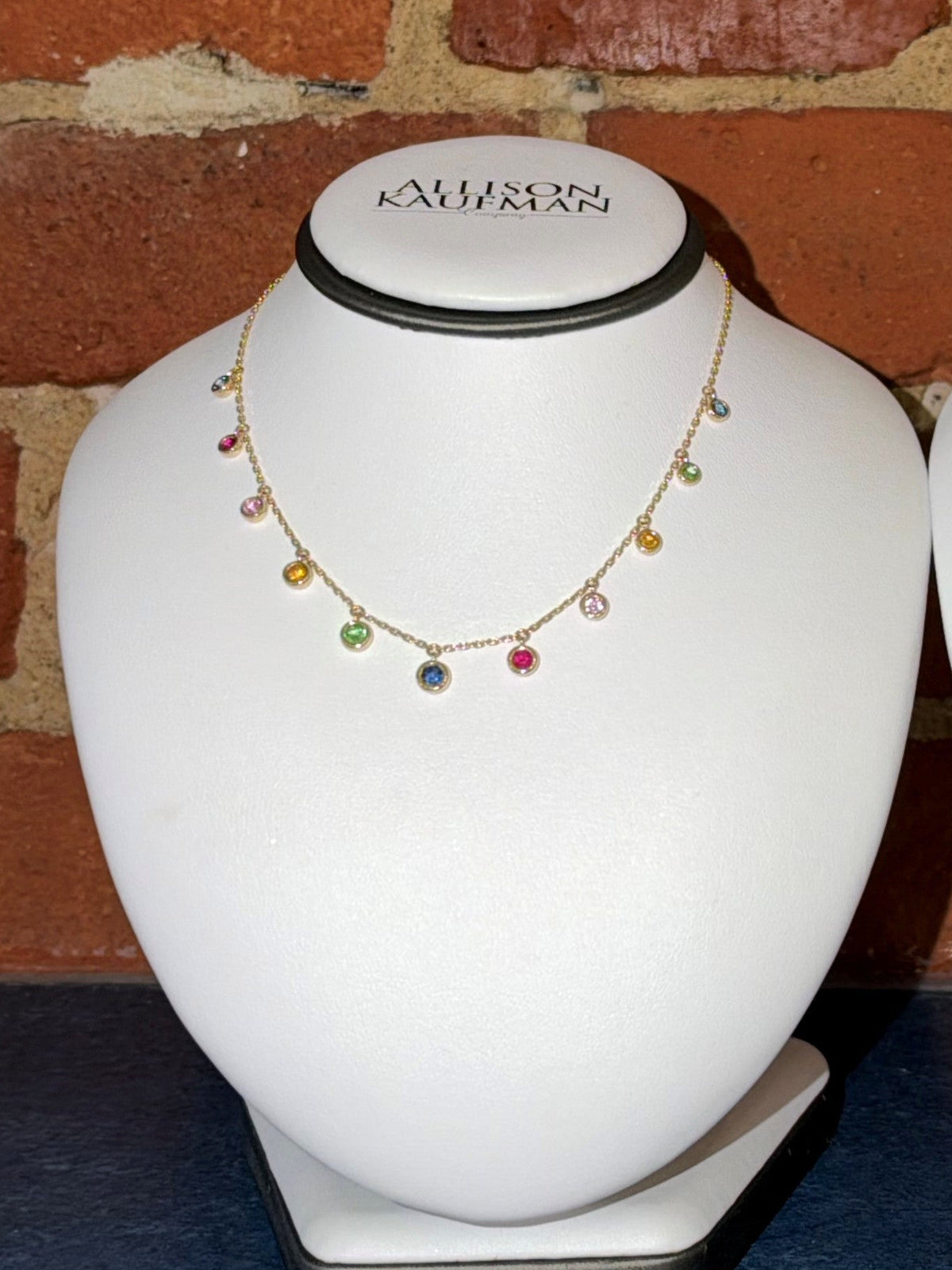 Multi-stone Stationary Necklace