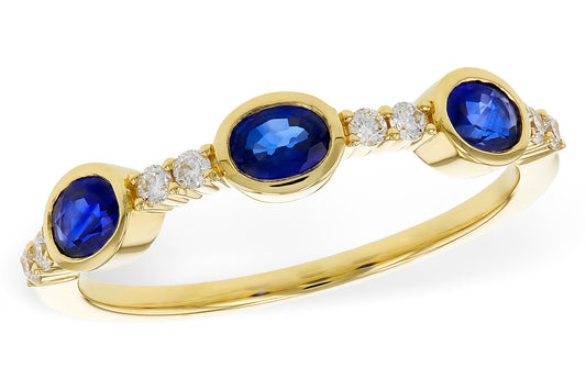 Sapphire and Diamond Ring