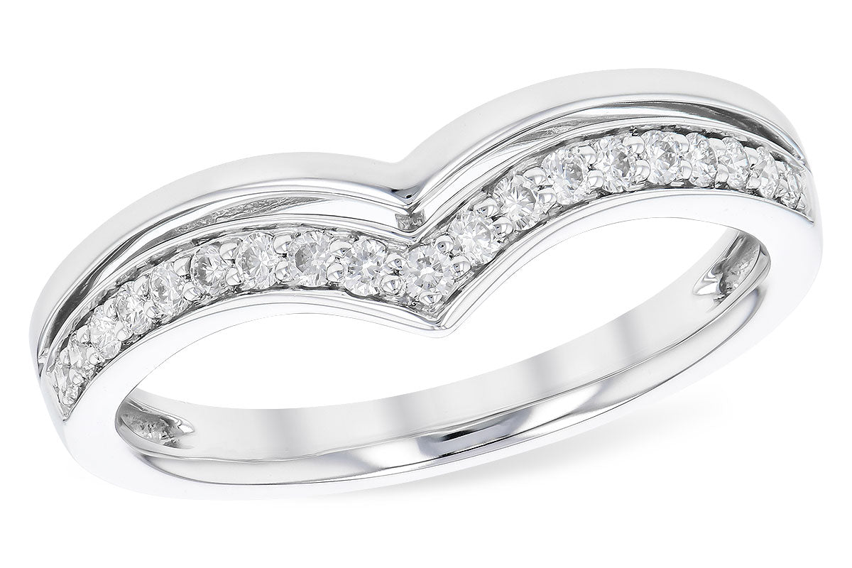 "V" Diamond Band