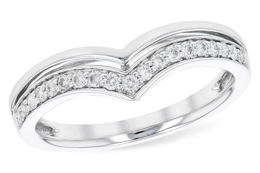 "V" Diamond Band