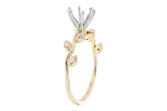 Two-Tone Twisting Vine Semi-Mount