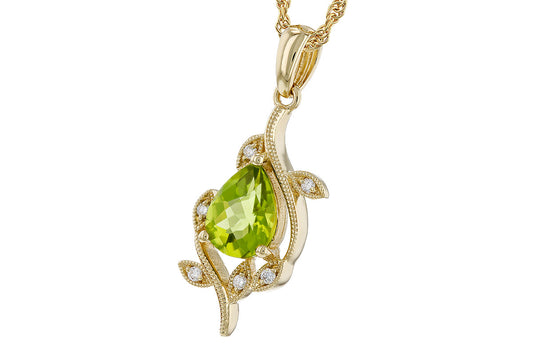 Peridot Vine Pendant