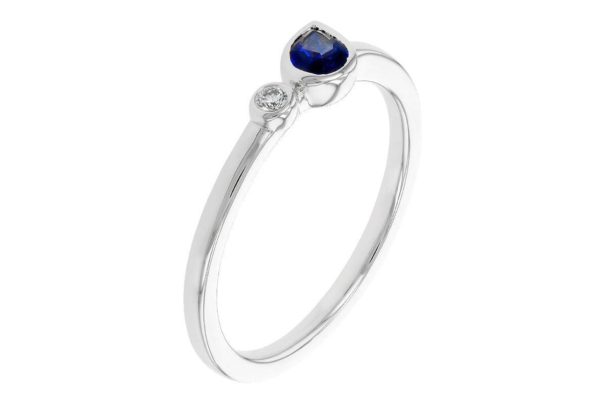 Pear-Cut Sapphire Ring