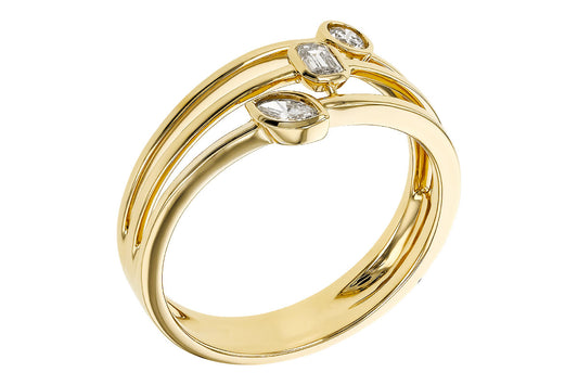 Alternating Diamond Ring