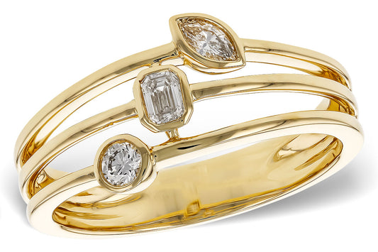 Alternating Diamond Ring