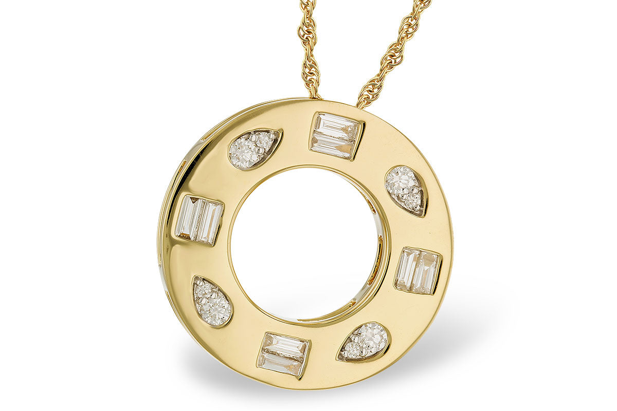 Circle Diamond Pendant