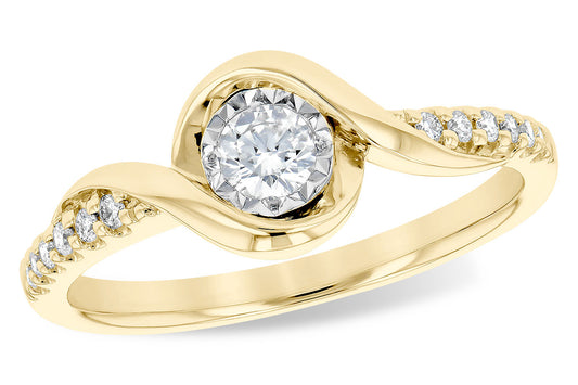 Diamond Twirl Fashion Ring