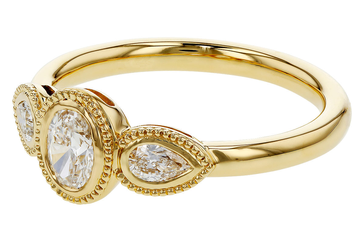 Fancy Cut 3-Stone Diamond Ring