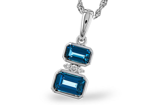 London Blue Topaz Fashion Necklace