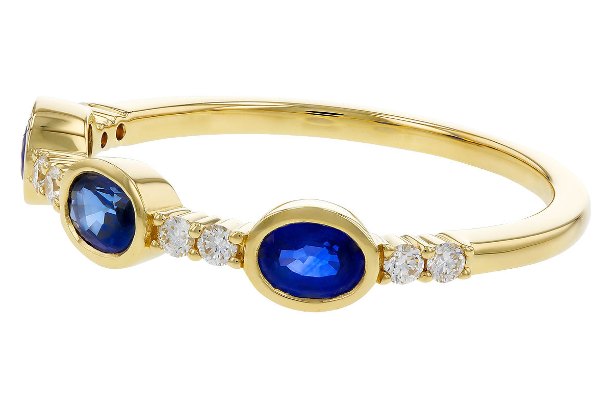 Sapphire and Diamond Ring