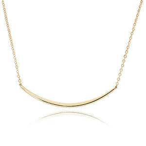 Half Curved Wire Necklace