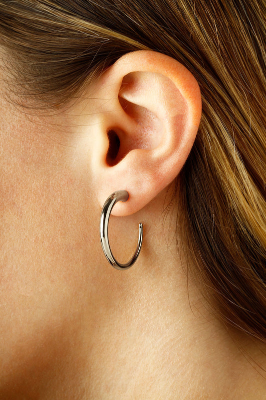 Small Sterling Silver Hoop Earrings