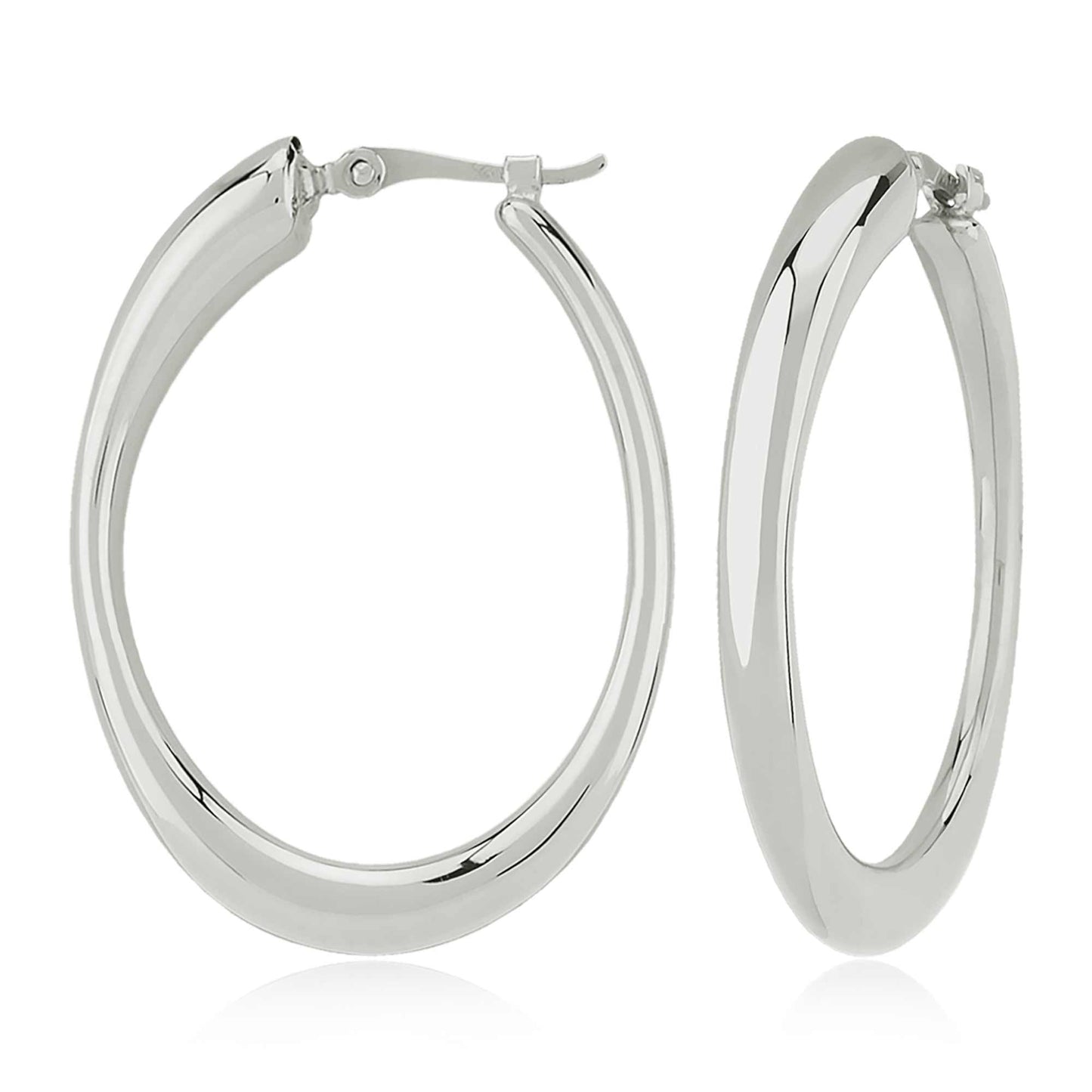Sterling Silver Medium Hoops