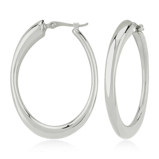 Sterling Silver Medium Hoops