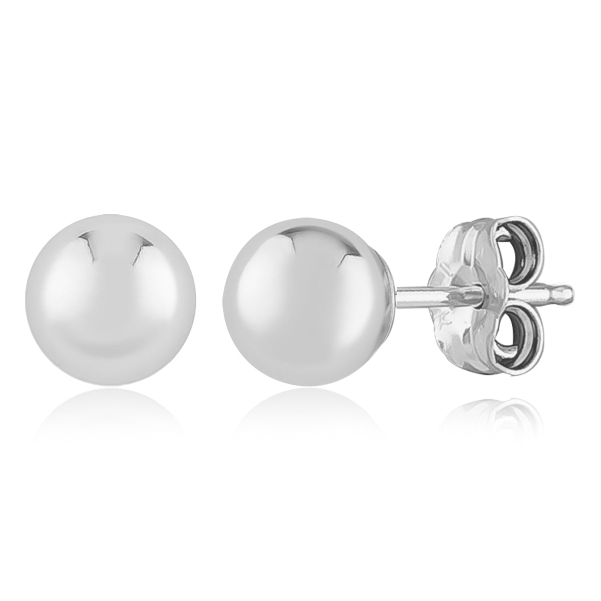 Sterling Silver Ball Studs