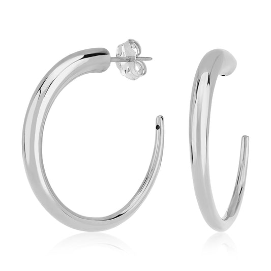Small Sterling Silver Hoop Earrings