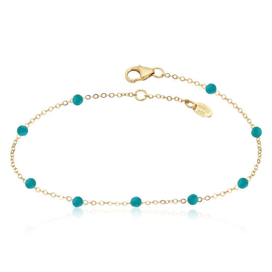 Turquoise Bead Bracelet