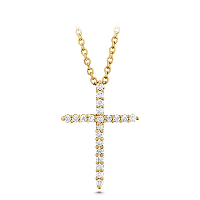 Image 1 of Shared Prong Diamond Cross Pendant .20ctw approx.