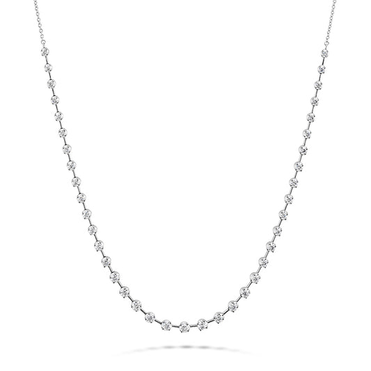 Image 1 of Serena Diamond Station Necklace 2ctw approx.