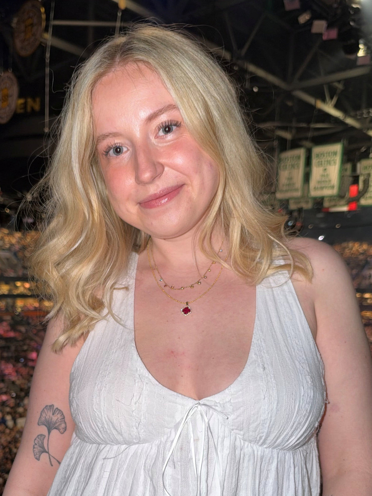 Ruby Clover Necklace