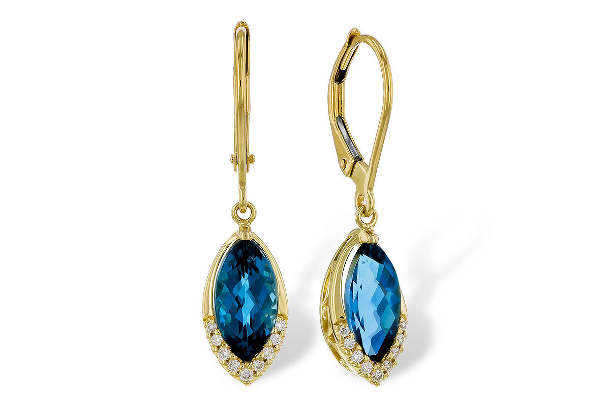 London Blue Topaz Earrings