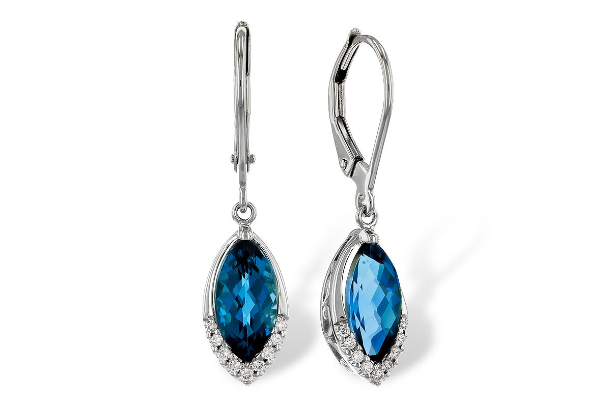 London Blue Topaz Earrings