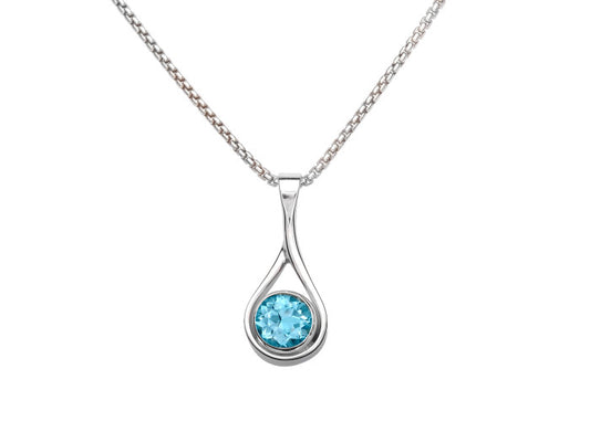 Blue Topaz Desire Pendant
