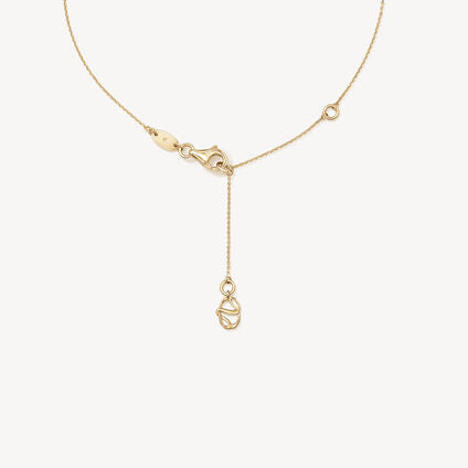 Inside/Out Two-Tone Single Diamond Pendant