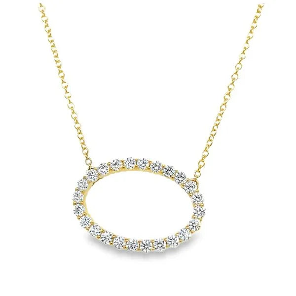 Whimsical Oval Pendant