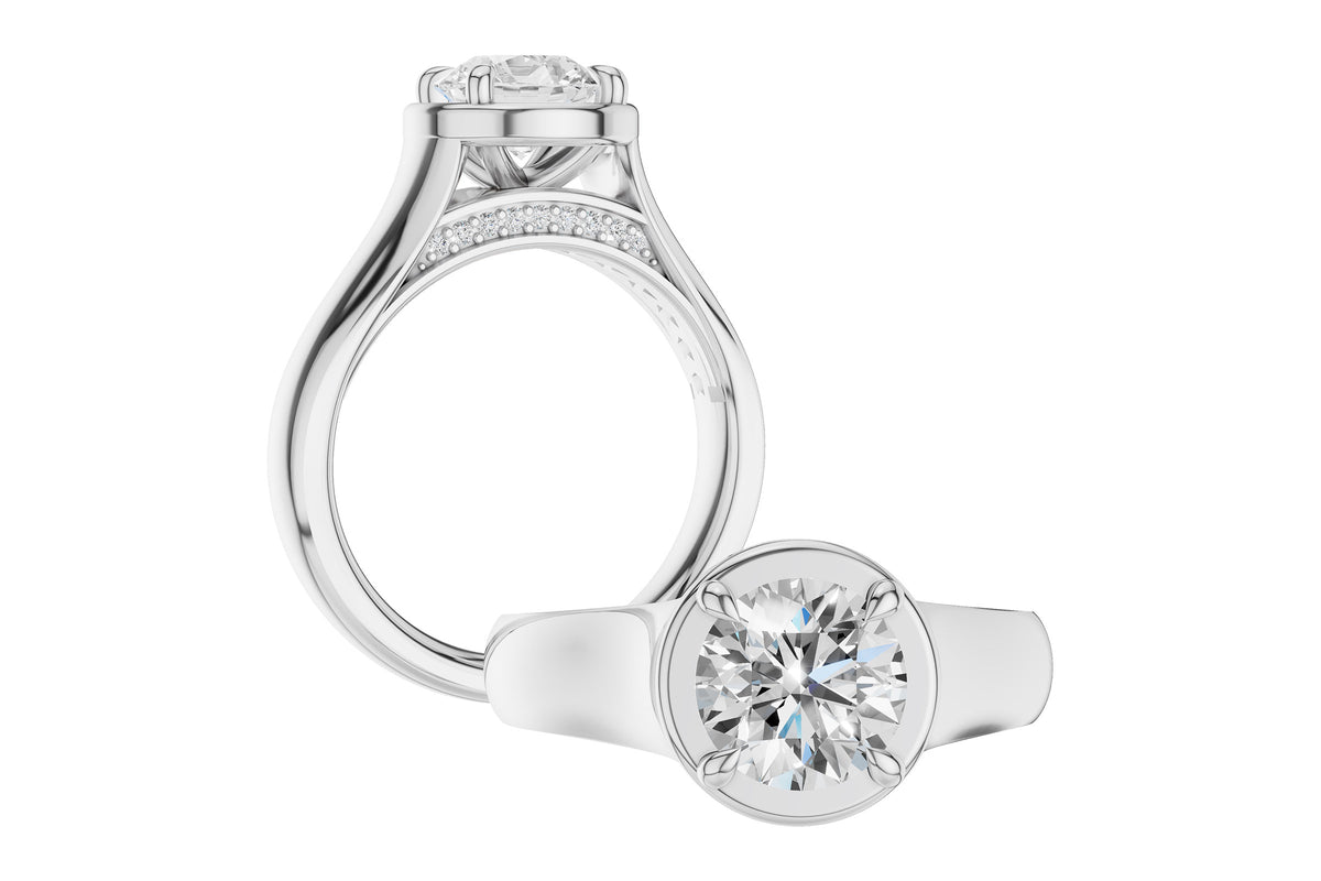 Illusion Engagement Ring