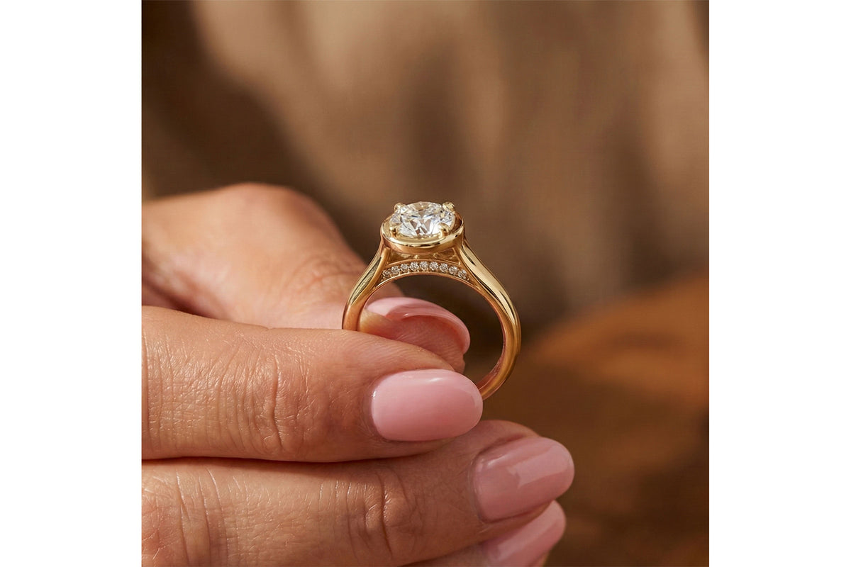 Illusion Engagement Ring