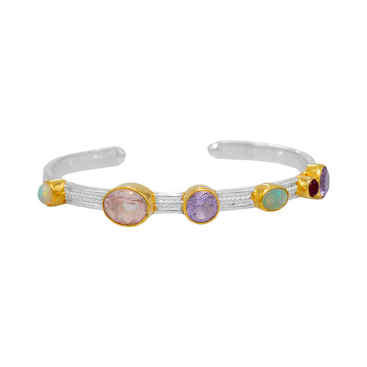 Sterling Silver and 22K Gold Vermeil Cuff