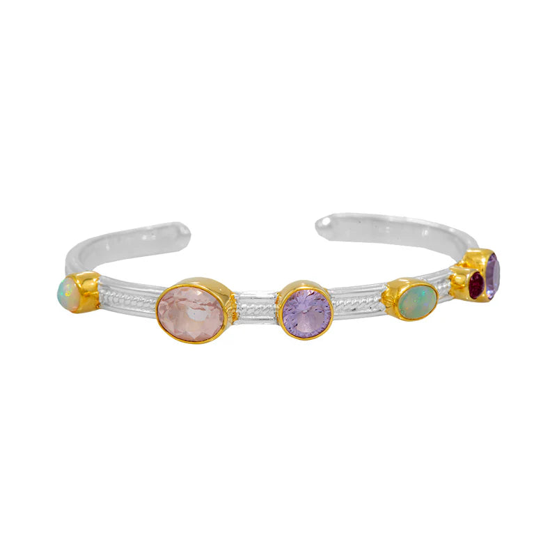 Sterling Silver and 22K Gold Vermeil Cuff
