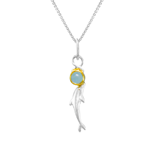 Playing Dolphin Pendant