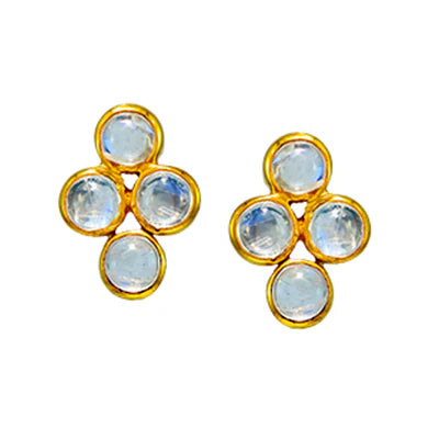 Rainbow Moonstone Earrings