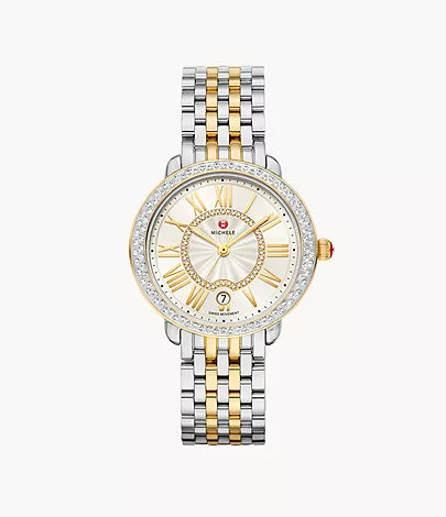Serein Mid Two-Tone 18K Gold Diamond Watch