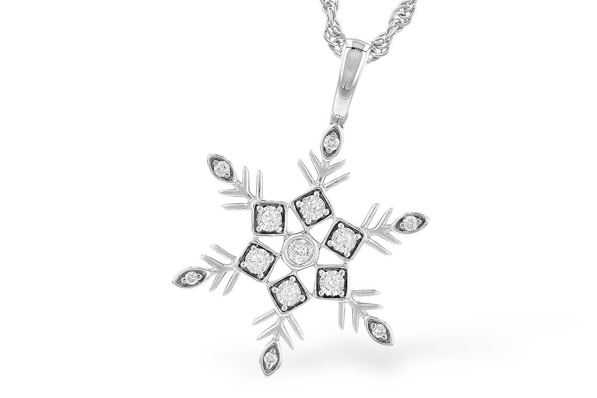 Snowflake Diamond Necklace