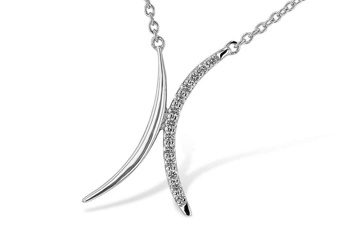 Two Tone Diamond Necklace