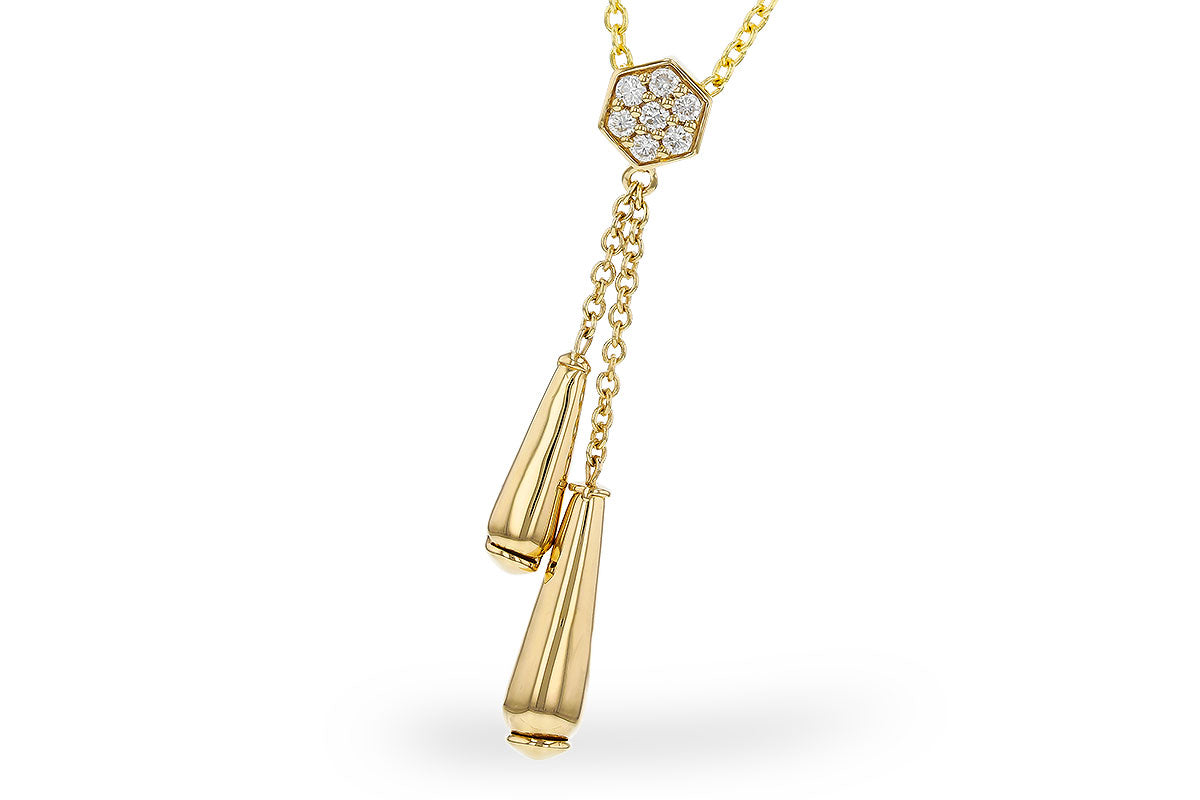 Diamond Lariat Slider Necklace