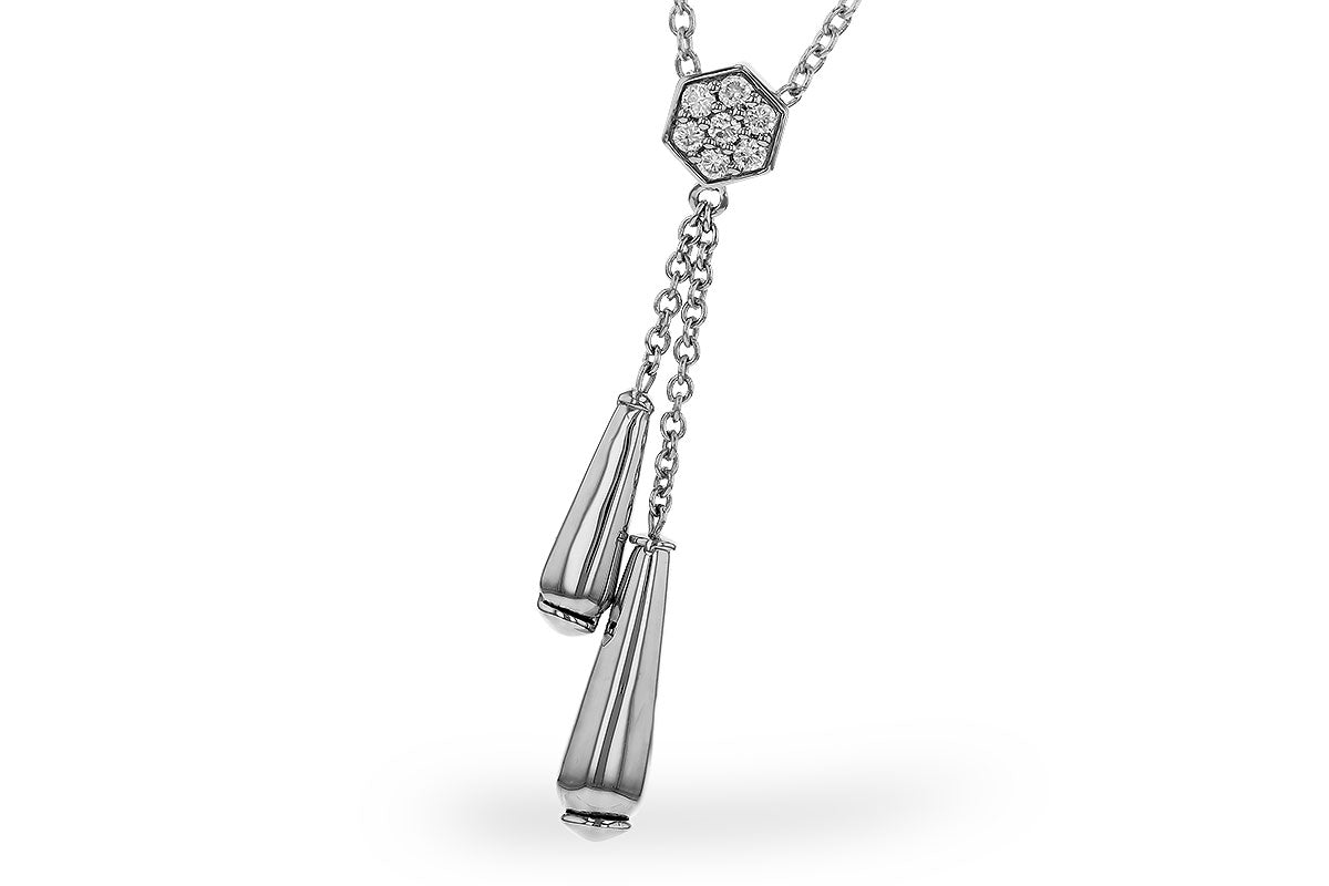 Diamond Lariat Slider Necklace