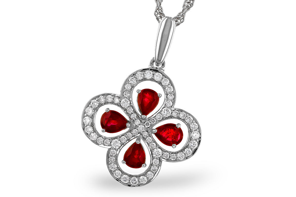 Sapphire Clover Necklace
