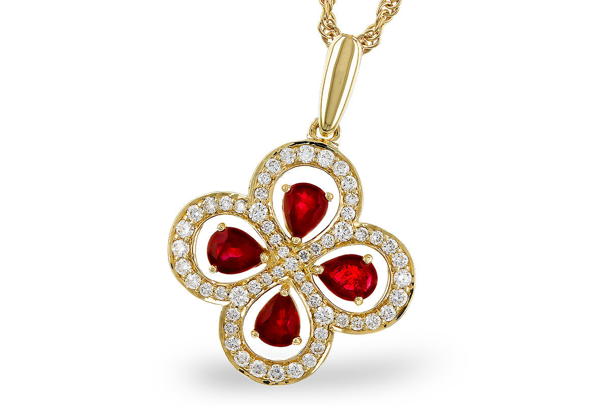 Sapphire Clover Necklace