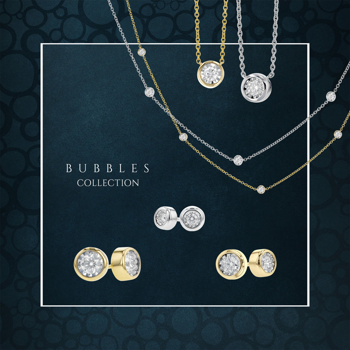 Diamond Bezel Necklace